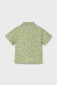 Παιδικό βαμβακερό πουκάμισο Mayoral 1114.3F.Baby.PPY2 πράσινο SS26