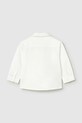 Mayoral koszula z dodatkiem lnu dziecięca 1115.3A.Baby.PPY2 biały SS26