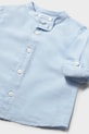 Αγορίστικα Παιδικό πουκάμισο με λινό Mayoral 1116.3B.Baby.PPY2 μπλε