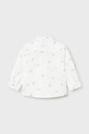 Chłopiec Mayoral koszula z dodatkiem lnu dziecięca 1118.3C.Baby.PPY2 biały