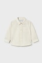 Παιδικό πουκάμισο με λινό Mayoral μακρύ μπεζ 1118.3C.Baby.PPY2