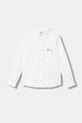 Guess cămașă copii lung alb N6RH02.WE5W0.PPY2
