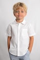 Mayoral koszula z dodatkiem lnu dziecięca casual biały 3112.5A.Mini.PPY2