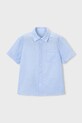 Otroška srajca z dodatkom lana Mayoral Casual modra 3112.5A.Mini.PPY2