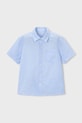 Otroška srajca z dodatkom lana Mayoral Casual modra 3112.5A.Mini.PPY2