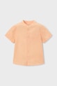 Παιδικό πουκάμισο με λινό Mayoral 3113.5A.Mini.PPY2 πορτοκαλί SS26