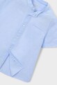 Chłopiec Mayoral koszula z dodatkiem lnu dziecięca 3113.5A.Mini.PPY2 niebieski