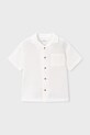Mayoral koszula bawełniana dziecięca bawełna biały 3116.5H.Mini.PPY2