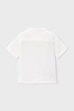 Mayoral koszula bawełniana dziecięca 3116.5H.Mini.PPY2 biały SS26