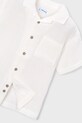 Chłopiec Mayoral koszula bawełniana dziecięca 3116.5H.Mini.PPY2 biały