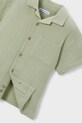 Mayoral koszula bawełniana dziecięca zielony 3116.5H.Mini.PPY2