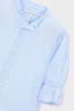 Mayoral koszula z dodatkiem lnu dziecięca niebieski 3118.5B.Mini.PPY2