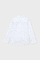 Dečki Otroška srajca s primesjo lanu Mayoral 3119.5C.Mini.PPY2 bela