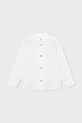 Mayoral koszula bawełniana dziecięca 3120.5D.Mini.PPY2 biały SS26