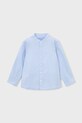 Mayoral koszula bawełniana dziecięca 3121.5D.Mini.PPY2 niebieski SS26