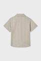 Детская хлопковая рубашка Mayoral 6170.7B.Junior.PPY2 бежевый SS26
