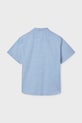 Παιδικό βαμβακερό πουκάμισο Mayoral 6171.7C.Junior.PPY2 μπλε SS26
