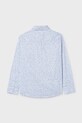 Chłopiec Mayoral koszula bawełniana dziecięca 6175.7A.Junior.PPY2 niebieski