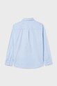 Chłopiec Mayoral koszula bawełniana dziecięca 6175.7A.Junior.PPY2 niebieski