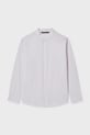 Mayoral koszula bawełniana dziecięca 6176.7B.Junior.PPY2 biały SS26
