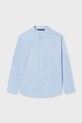 Дитяча бавовняна сорочка Mayoral 6176.7B.Junior.PPY2 блакитний SS26