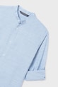 Дитяча бавовняна сорочка Mayoral блакитний 6176.7B.Junior.PPY2