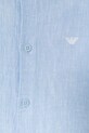 Chłopiec Emporio Armani koszula lniana dziecięca 8N4CJ9.3NEEZ niebieski