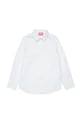 Diesel koszula bawełniana dziecięca CSTANLEY SHIRT bawełna biały J02472.KXBA8