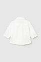 Μωρό βαμβακερό πουκάμισο Mayoral Newborn 1101.1K.Newborn.PPY2 λευκό SS26