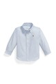 Polo Ralph Lauren koszula bawełniana niemowlęca bawełna niebieski 320677177001