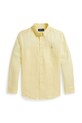 Polo Ralph Lauren koszula lniana dziecięca bawełna żółty 323967600503