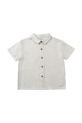 Donsje koszula z dodatkiem lnu dziecięca Brammie Shirt 4099500 biały SS26