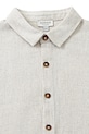 Donsje koszula z dodatkiem lnu dziecięca Brammie Shirt biały 4099500