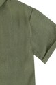 Donsje koszula z dodatkiem lnu dziecięca Brammie Shirt 4099500 zielony
