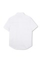 Παιδικό βαμβακερό πουκάμισο BOSS J53160.102.108 λευκό SS26