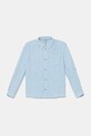 Guess рубашка для детей с добавлением льна голубой L6GH00.WFBT0.PPY2.M