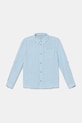 Guess рубашка для детей с добавлением льна голубой L6GH00.WFBT0.PPY2.M