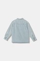 United Colors of Benetton koszula dziecięca jeansowa 5PY3CQ04M.G.Stagionale niebieski SS26