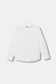 United Colors of Benetton koszula dziecięca bawełniana biały 54AZCQ00R.G.Riproposto