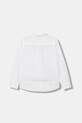 United Colors of Benetton koszula dziecięca bawełniana 54AZCQ00R.G.Riproposto biały SS26