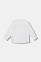 United Colors of Benetton πουκάμισο παιδικό με λινό 55WQGQ034.P.Stagionale λευκό SS26