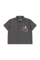 Konges Sløjd πουκάμισο Παιδικό βαμβακερό HARVEY SS SHIRT GOTS KS105448.PPY2 γκρί SS26