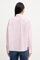 Odzież Weekend Max Mara koszula bawełniana AUREO 2615111031600 różowy