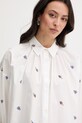 Weekend Max Mara koszula damska bawełniana BUTTERFLY biały 2615111042600