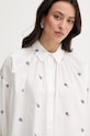 Weekend Max Mara koszula damska bawełniana BUTTERFLY biały 2615111042600