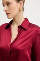 MM by Max Mara koszula z dodatkiem jedwabiu QUARTO czerwony 2616111047600