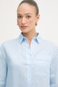 MM by Max Mara koszula damska lniana FILO niebieski 2616111028600