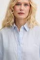 MM by Max Mara koszula damska lniana RITO niebieski 2616111038600
