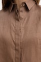 MM by Max Mara koszula damska lniana RITO 2616111038600 brązowy