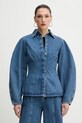 Rotate koszula jeansowa bawełna niebieski 1151701602